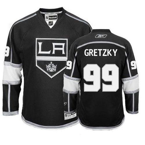Youth Reebok Los Angeles Kings 99 Wayne Gretzky Black Home Jersey Premier