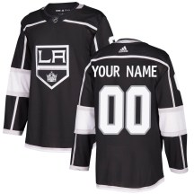 Youth Adidas Los Angeles Kings Custom Black Home Jersey - Authentic