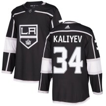 Youth Adidas Los Angeles Kings Arthur Kaliyev Black Home Jersey - Authentic