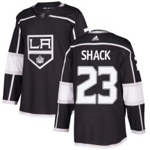 Youth Adidas Los Angeles Kings Eddie Shack Black Home Jersey - Authentic