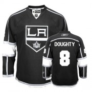 Youth Reebok Los Angeles Kings 8 Drew Doughty Black Home Jersey - Authentic