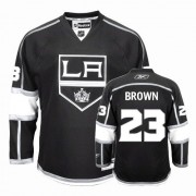 Youth Reebok Los Angeles Kings 23 Dustin Brown Black Home Jersey - Premier