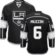 Men's Reebok Los Angeles Kings 6 Jake Muzzin Black Home Jersey - Authentic