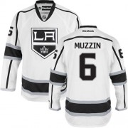 Men's Reebok Los Angeles Kings 6 Jake Muzzin White Away Jersey - Authentic