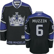 Men's Reebok Los Angeles Kings 6 Jake Muzzin Black Third Jersey - Premier