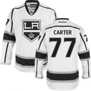 Men's Reebok Los Angeles Kings 77 Jeff Carter White Away Jersey - Authentic