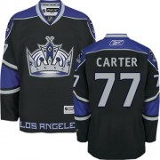 Men's Reebok Los Angeles Kings 77 Jeff Carter Black Third Jersey - Authentic