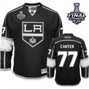 Men's Reebok Los Angeles Kings 77 Jeff Carter Black Home 2014 Stanley Cup Jersey - Authentic Men's Reebok Los Angeles Kings 77 Jeff Carter Black Home 2014 Stanley Cup Jersey - Authentic