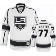 Youth Reebok Los Angeles Kings 77 Jeff Carter White Away Jersey - Authentic