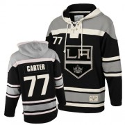 Men's Old Time Hockey Los Angeles Kings 77 Jeff Carter Black Sawyer Hooded Sweatshirt Jersey - Premier Men's Old Time Hockey Los Angeles Kings 77 Jeff Carter Black Sawyer Hooded Sweatshirt Jersey - Premier