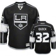 Men's Reebok Los Angeles Kings 32 Jonathan Quick Black Home Jersey - Authentic