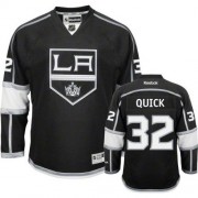 Men's Reebok Los Angeles Kings 32 Jonathan Quick Black Home Jersey - Premier