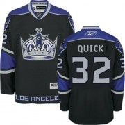 Men's Reebok Los Angeles Kings 32 Jonathan Quick Black Third Jersey - Authentic