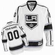 Reebok Los Angeles Kings Men's Customized Authentic White Away Jersey