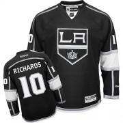 Men's Reebok Los Angeles Kings 10 Mike Richards Black Home Jersey - Authentic