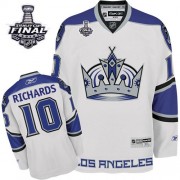 Men's Reebok Los Angeles Kings 10 Mike Richards White 2014 Stanley Cup Jersey - Premier