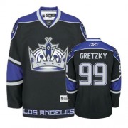 Men's Reebok Los Angeles Kings 99 Wayne Gretzky Black Third Jersey - Authentic