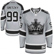 Men's Reebok Los Angeles Kings 99 Wayne Gretzky Grey 2014 Stadium Series Jersey - Premier
