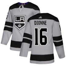 Men's Adidas Los Angeles Kings Marcel Dionne Gray Alternate Jersey - Authentic