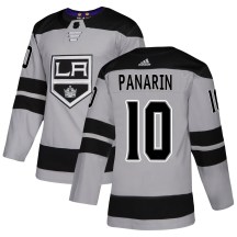 Men's Adidas Los Angeles Kings Artemi Panarin Gray Alternate Jersey - Authentic Men's Adidas Los Angeles Kings Artemi Panarin Gray Alternate Jersey - Authentic