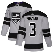 Men's Adidas Los Angeles Kings Dion Phaneuf Gray Alternate Jersey - Authentic