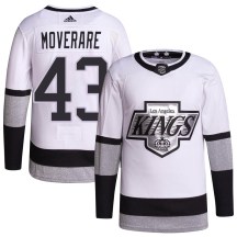 Youth Adidas Los Angeles Kings Jacob Moverare White 2021/22 Alternate Primegreen Pro Player Jersey - Authentic
