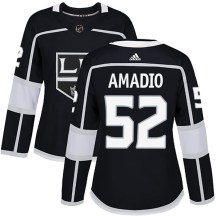 Women's Adidas Los Angeles Kings Michael Amadio Black Home Jersey - Authentic
