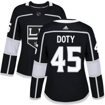Women's Adidas Los Angeles Kings Jacob Doty Black Home Jersey - Authentic