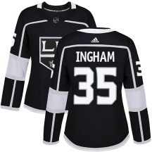 Women's Adidas Los Angeles Kings Jacob Ingham Black Home Jersey - Authentic