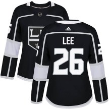 Women's Adidas Los Angeles Kings Andre Lee Black Home Jersey - Authentic