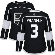 Women's Adidas Los Angeles Kings Dion Phaneuf Black Home Jersey - Authentic