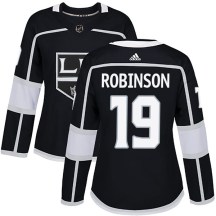 Women's Adidas Los Angeles Kings Larry Robinson Black Home Jersey - Authentic