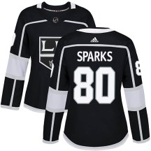 Women's Adidas Los Angeles Kings Garret Sparks Black Home Jersey - Authentic