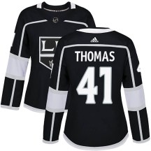 Women's Adidas Los Angeles Kings Akil Thomas Black Home Jersey - Authentic