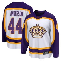 Men's Fanatics Branded Los Angeles Kings Mikey Anderson White Special Edition 2.0 Jersey - Breakaway