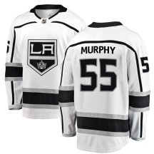 Youth Fanatics Branded Los Angeles Kings Larry Murphy White Away Jersey - Breakaway