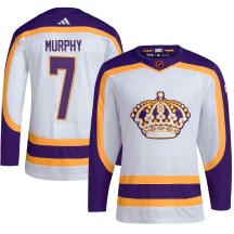 Men's Adidas Los Angeles Kings Mike Murphy White Reverse Retro 2.0 Jersey - Authentic