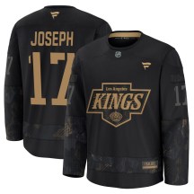Men's Fanatics Los Angeles Kings Mathieu Joseph Black 2024 Military Appreciation Practice Jersey - Premium Men's Fanatics Los Angeles Kings Mathieu Joseph Black 2024 Military Appreciation Practice Jersey - Premium