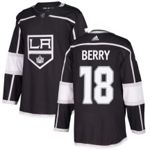Youth Adidas Los Angeles Kings Bob Berry Black Home Jersey - Authentic