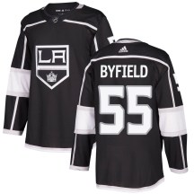 Youth Adidas Los Angeles Kings Quinton Byfield Black Home Jersey - Authentic