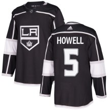 Youth Adidas Los Angeles Kings Harry Howell Black Home Jersey - Authentic