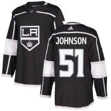 Youth Adidas Los Angeles Kings Adam Johnson Black Home Jersey - Authentic