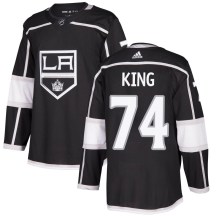 Youth Adidas Los Angeles Kings Dwight King Black Home Jersey - Authentic