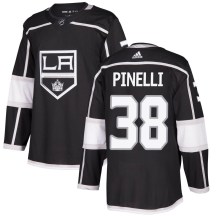 Youth Adidas Los Angeles Kings Francesco Pinelli Black Home Jersey - Authentic