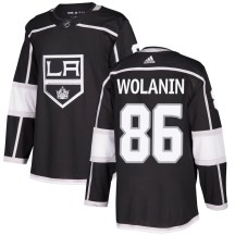 Youth Adidas Los Angeles Kings Christian Wolanin Black Home Jersey - Authentic