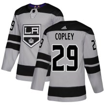 Youth Adidas Los Angeles Kings Pheonix Copley Gray Alternate Jersey - Authentic