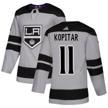Youth Adidas Los Angeles Kings Anze Kopitar Gray Alternate Jersey - Authentic