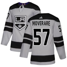 Youth Adidas Los Angeles Kings Jacob Moverare Gray Alternate Jersey - Authentic