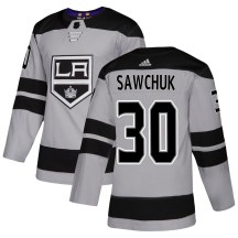 Youth Adidas Los Angeles Kings Terry Sawchuk Gray Alternate Jersey - Authentic