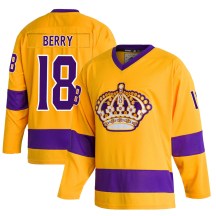 Youth Adidas Los Angeles Kings Bob Berry Gold Classics Jersey - Authentic